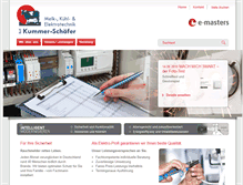 Tablet Screenshot of kummerschaefer.de